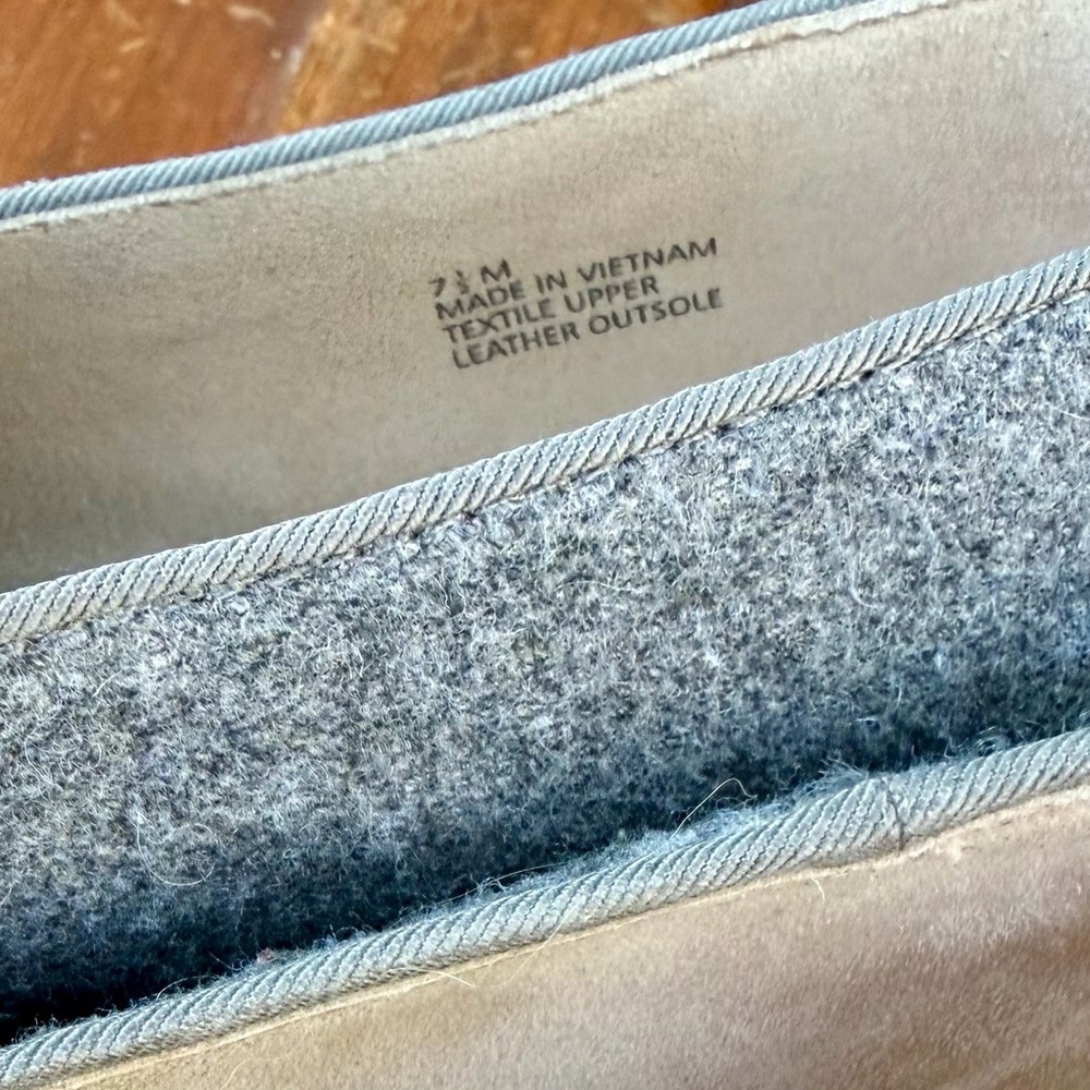 Talbots Holiday Dachshund grey flats - Picture 6 of 7